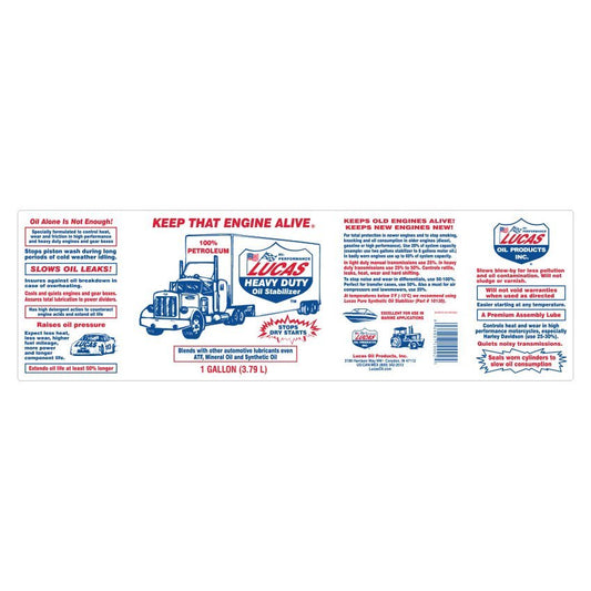 LUCAS Oil HEAVY DUTY Stabilizer 1GL
