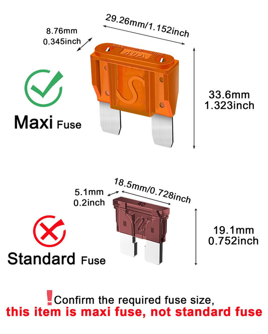 Littelfuse® MAX40 Slow Blow Automotive Fuses, 40 A, 32 VDC