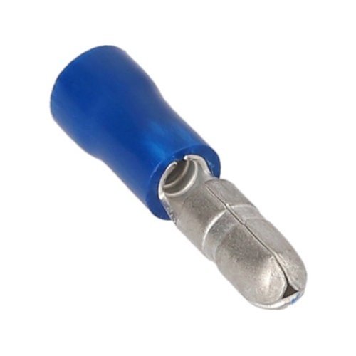 Male Connectors Bullet 16-14 Blue.157 / 100 Pcs