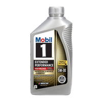 Mobil-1 Motor Oil Synthetic Extended Performance High Mileage SAE 5W30 1Qt