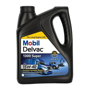 compare product Mobil Delvac 1300 Heavy Duty Motor Oil Diesel SAE 15W-40 1GL