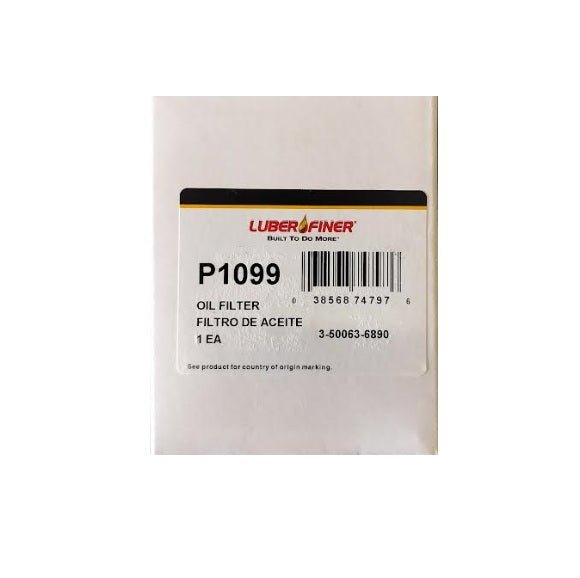 Engine Oil Filter Luber Finer P1099 / Equivalent to: Prime Guard POF1760