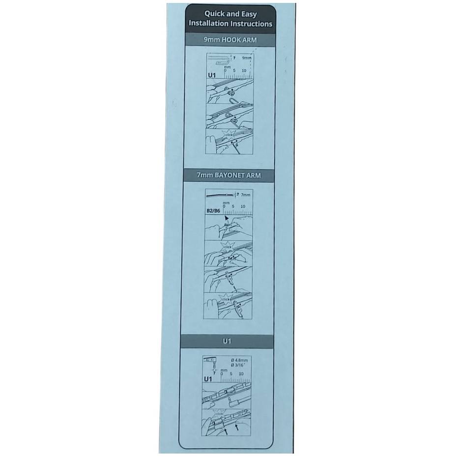 Prime Vision Wiper Blade 13"