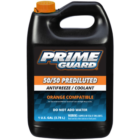 Prime Guard Orange Compatible 50/50 Antifreeze - Gallon