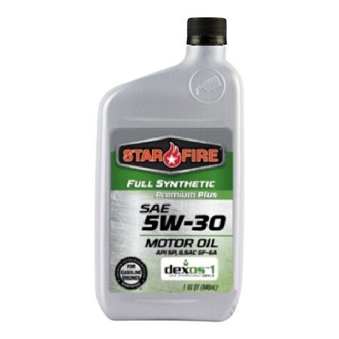 StarFire Motor Oil Synthetic SAE 5W-30 1Qt