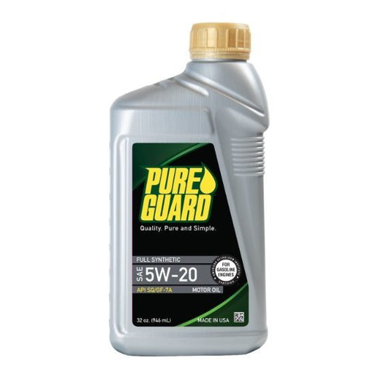 Pure Guard Motor Oil Synthetic SAE 5W-20 1Qt
