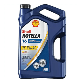 compare product Shell Rotella T6 – Heavy Duty Diesel Engine Oil Synthetic 15W-40, 1 Gal (3.785 L)