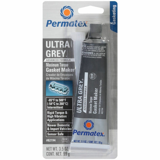 PERMATEX Gasket Maker Ultra Grey Silicone 3oz