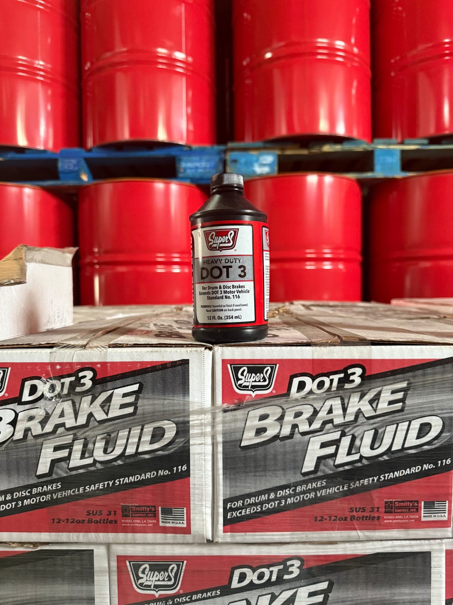 Super S Brake Fluid DOT 3 Heavy Duty 12oz