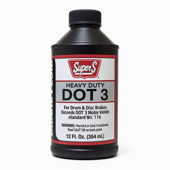compare product Super S Brake Fluid DOT 3 Heavy Duty 12oz