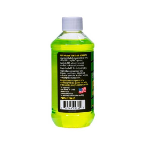 R1234 Lubricant Synthetic PAG 46+UV DYE 8oz
