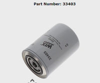 WIX 33403 – Fuel Filter, Spin-On (10 Micron) / Equivalent to: Luber Finer LFF3349