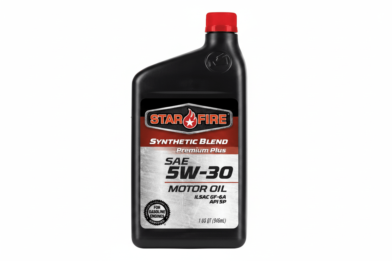 Starfire Motor Oil fondo blanco